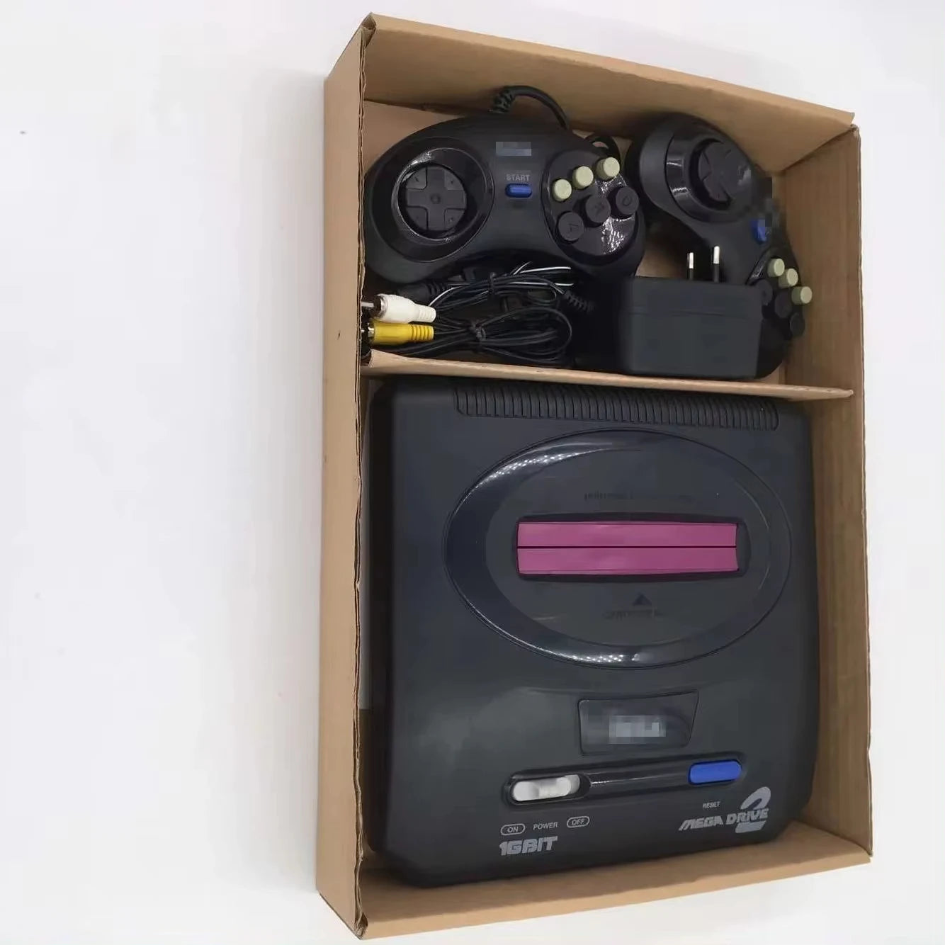 Retro 16Bit Game Console – Estilo Sega Mega Drive 2