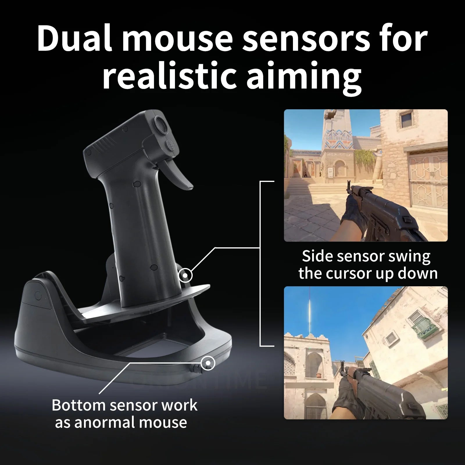🎮 OrionTime L25A Gun Mouse – A Revolução no Controle FPS