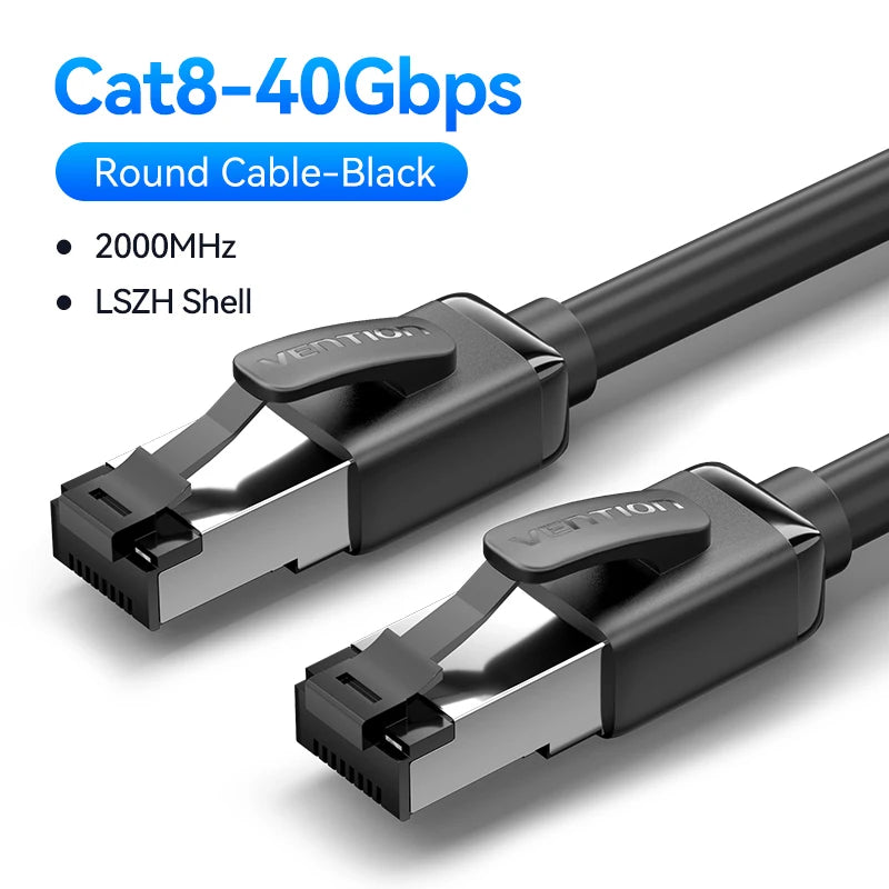 Vention CAT8 Ethernet Cable 40Gbps 2000MHz CAT 8