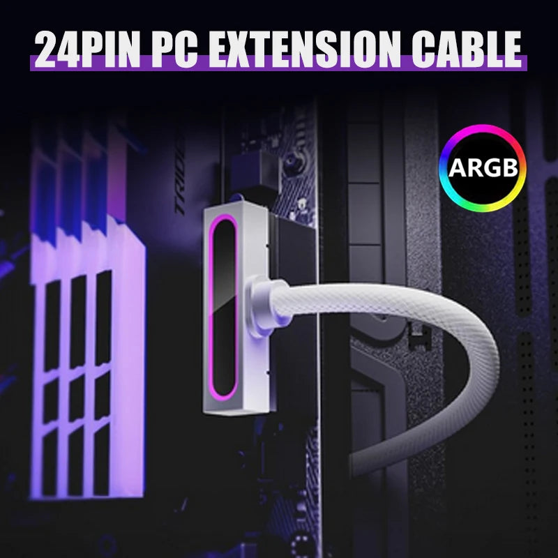 ATX 24PIN ARGB PSU EXTENSION – MAIS ESTILO, ORGANIZAÇÃO E RGB PARA O SEU PC GAMER!