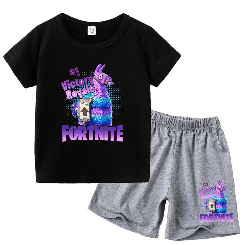 🕹️ Conjunto Infantil Fortnite – Estilo e Aventura em Cada Batalha!