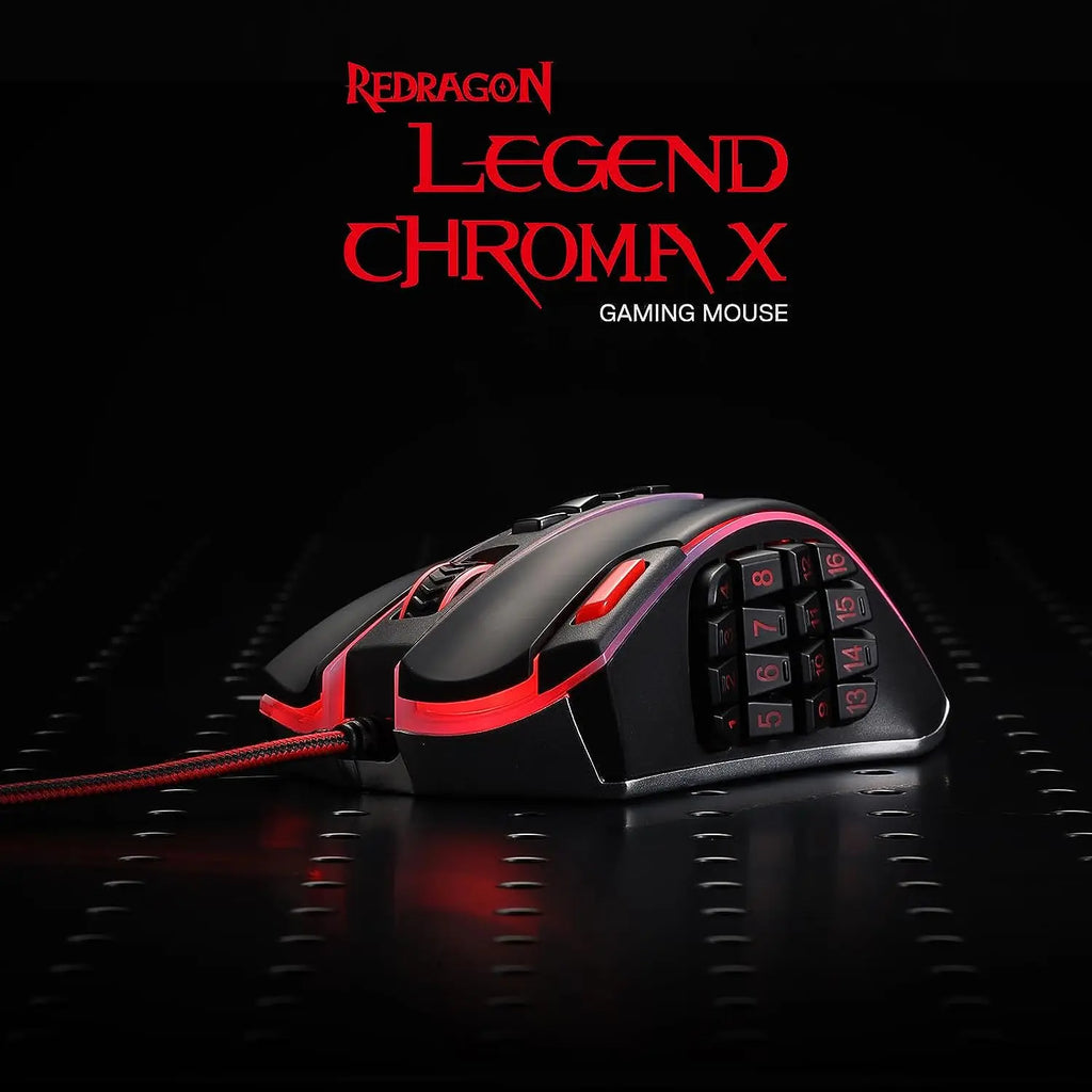 🐉 Redragon M990 MMO Gaming Mouse – Potência, Precisão e Controle Total