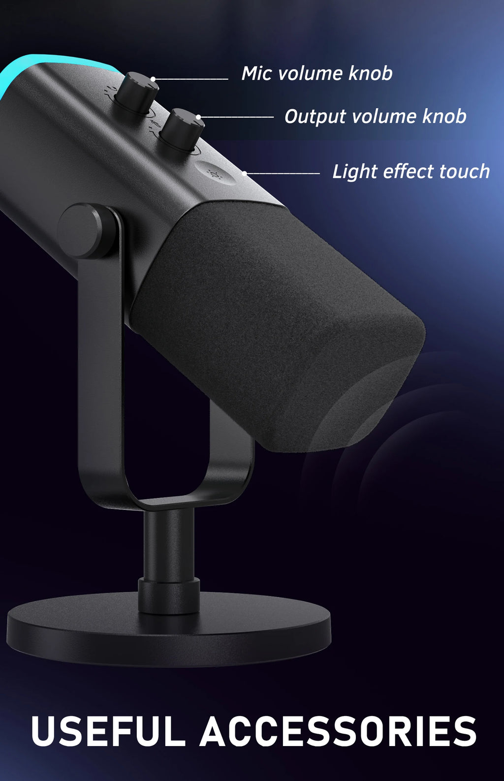 🎙️ FIFINE AM8 Dynamic Microphone – Som Profissional para Jogos, Streaming e Estúdio