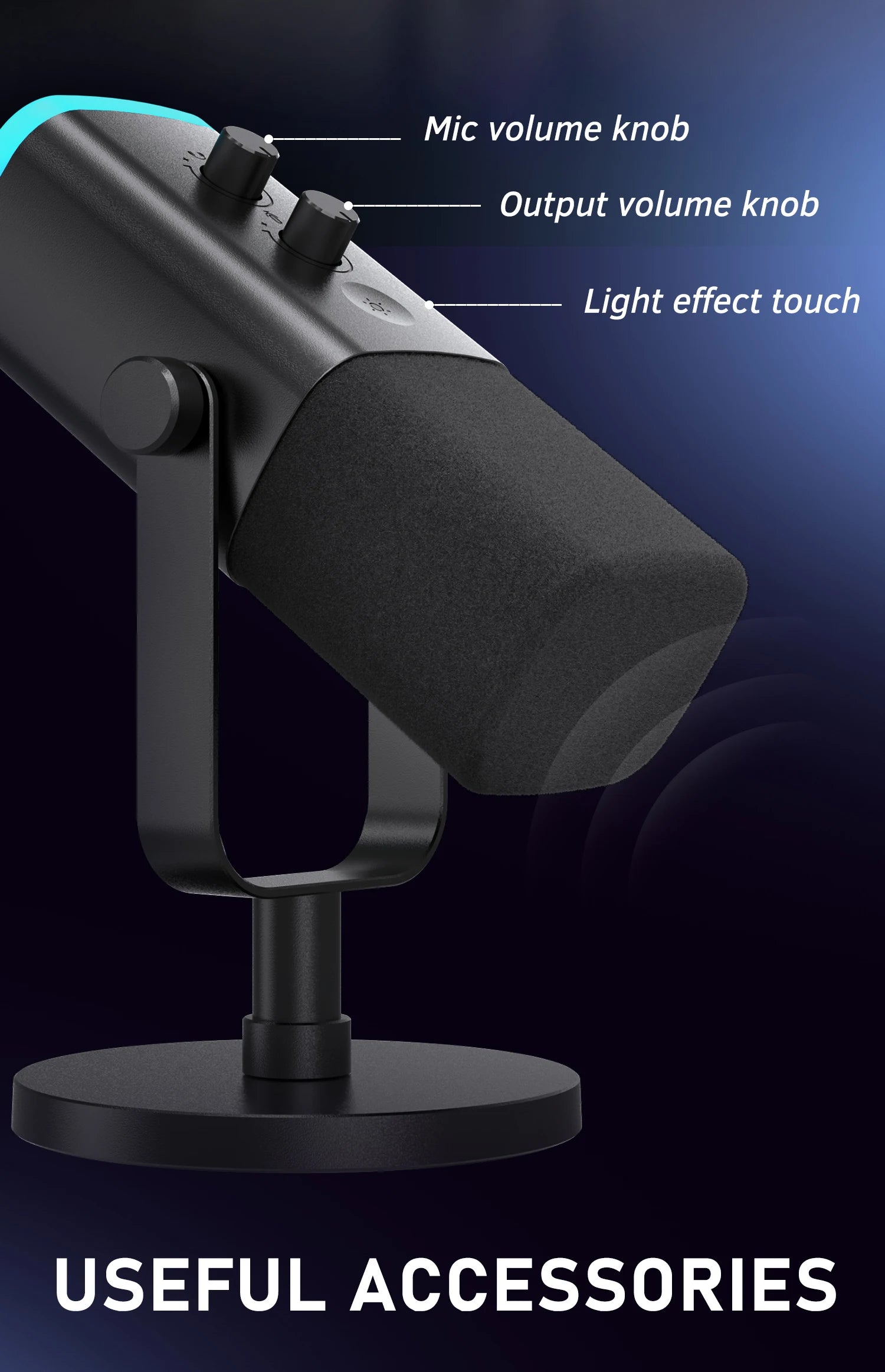 🎙️ FIFINE AM8 Dynamic Microphone – Som Profissional para Jogos, Streaming e Estúdio