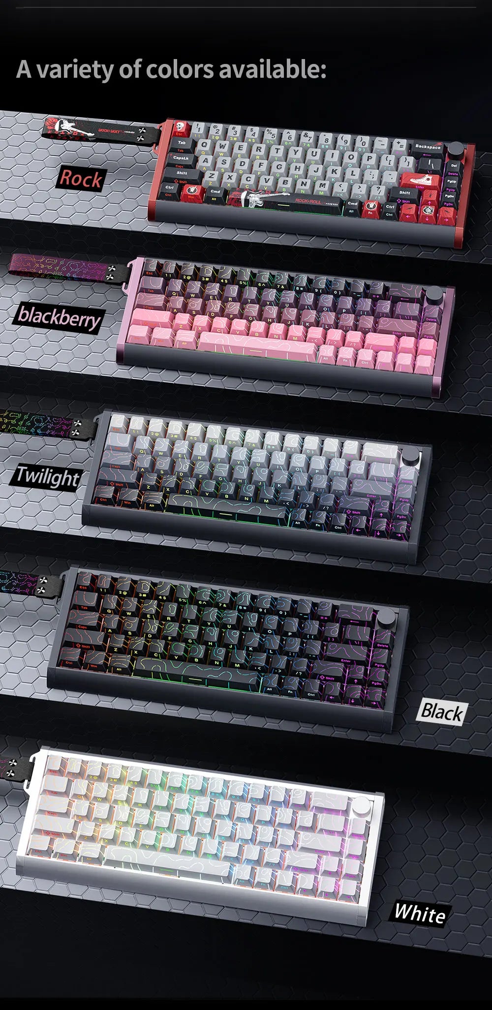 ⌨️ Skyloong GK61/GK68 HE – Teclado Mecânico Magnético Low Profile 8KHz RGB