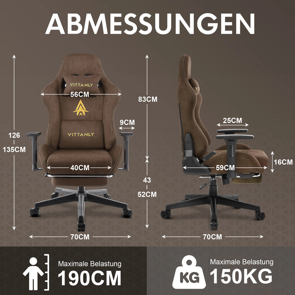 🕹️ Ergonomic Red Gaming Chair – Conforto, Estilo e Desempenho em Cada Partida