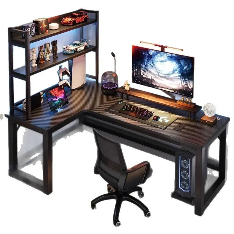Mesa de Computador em L RK126 – Moderna, Resistente e Perfeita para Home Office & Gamer