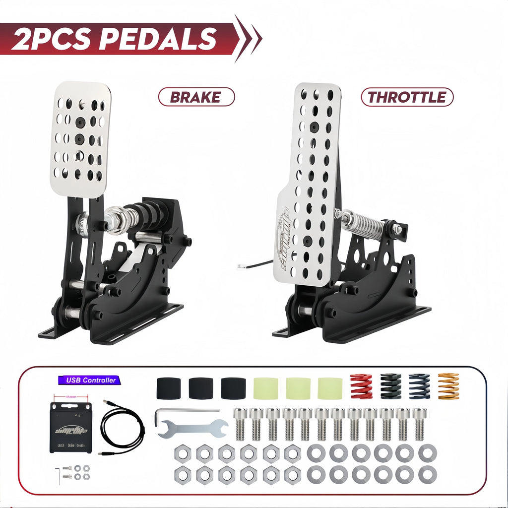 Pedais SimRuito RT-2 – Precisão Extrema e Controle Total