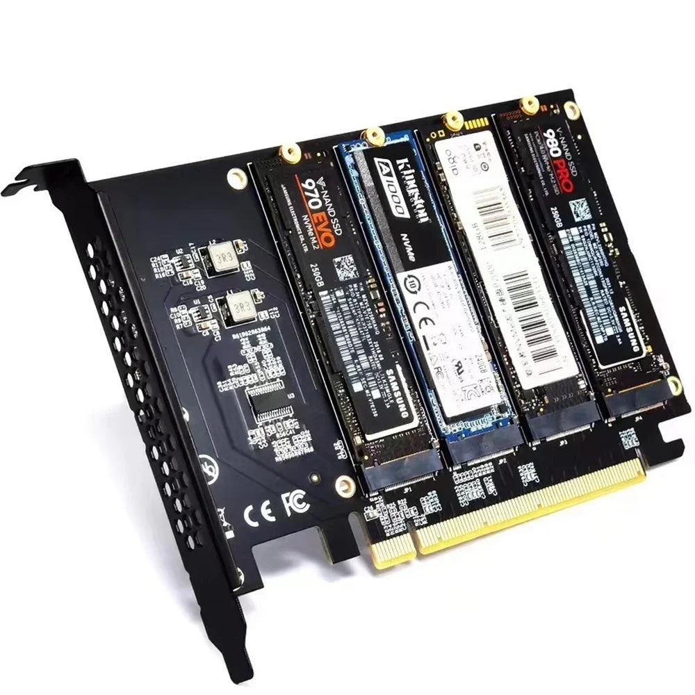 EXPANSÃO ULTRA RÁPIDA PARA SEU PC – ADAPTADOR M.2 NVME PCIe 32Gbps!