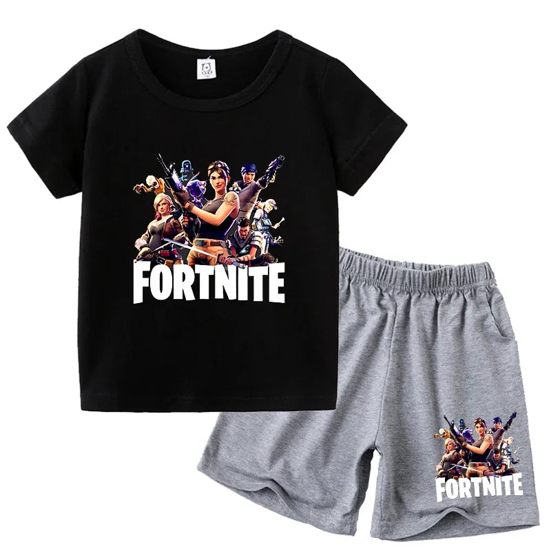 🕹️ Conjunto Infantil Fortnite – Estilo e Aventura em Cada Batalha!