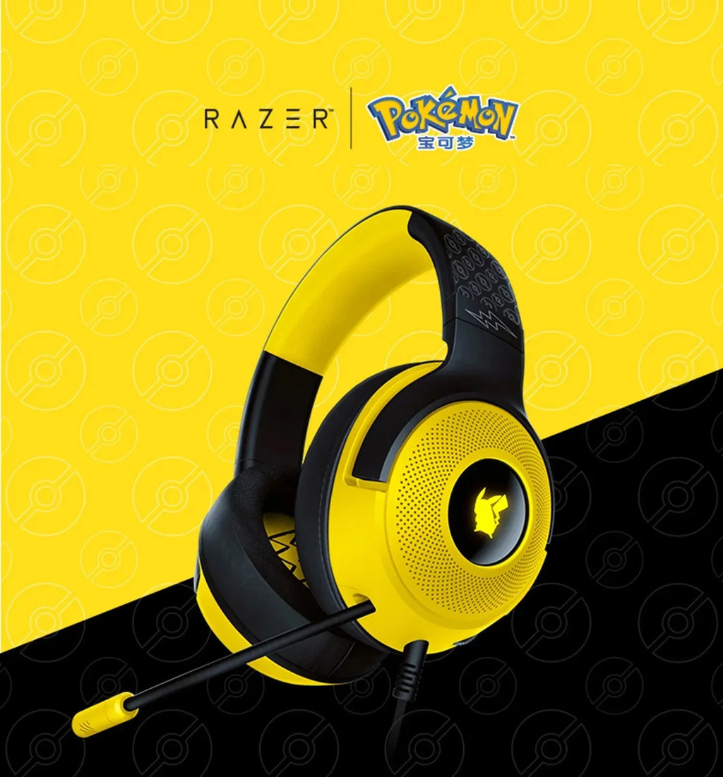 🎧 Razer Pokémon Pikachu Limited Edition Kraken V3 O Headset Que Une Performance PRO + Energia Pikachu ⚡