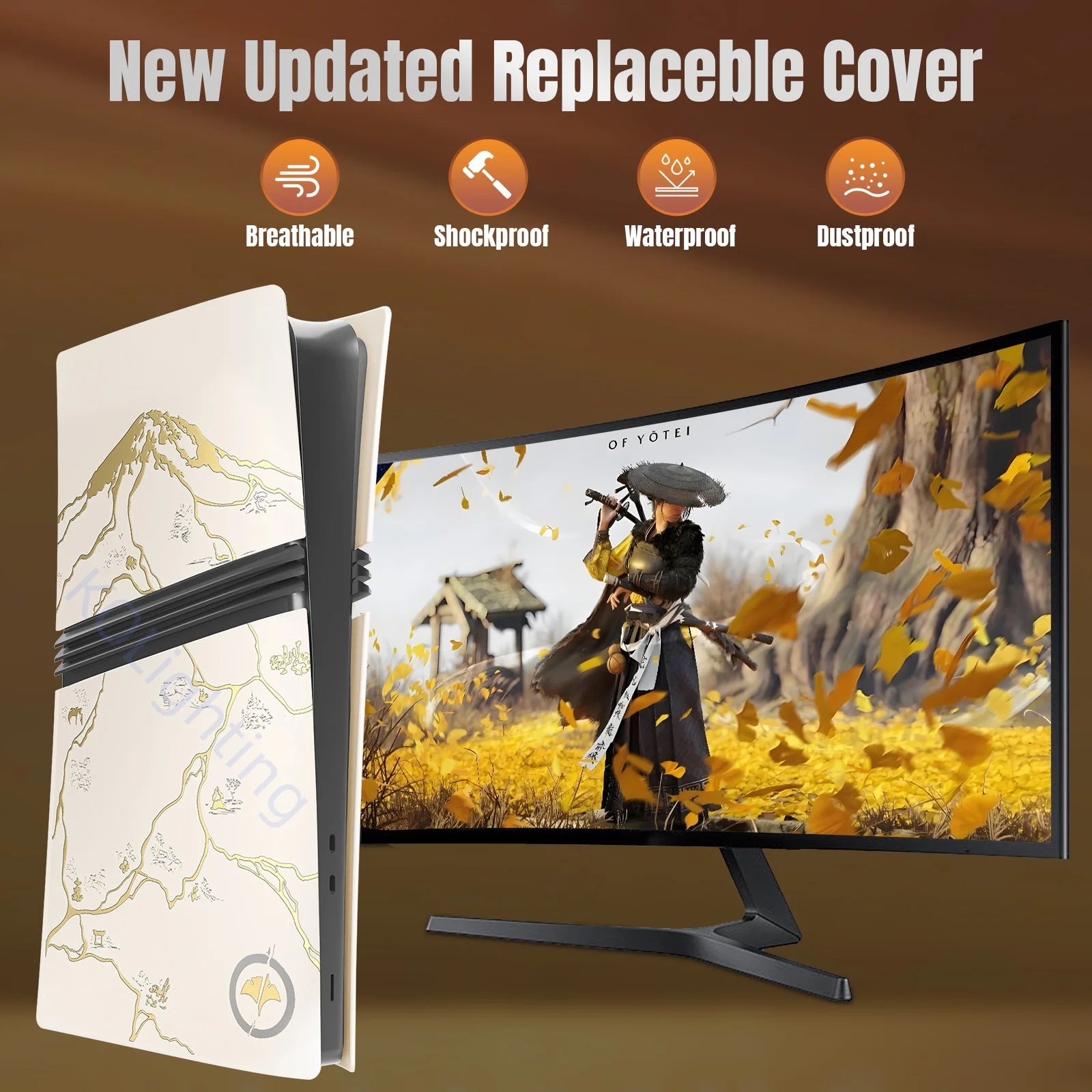 👻 Faceplates Ghost Case para PS5 Pro Digital Edition – Proteção e Estilo! 🎮