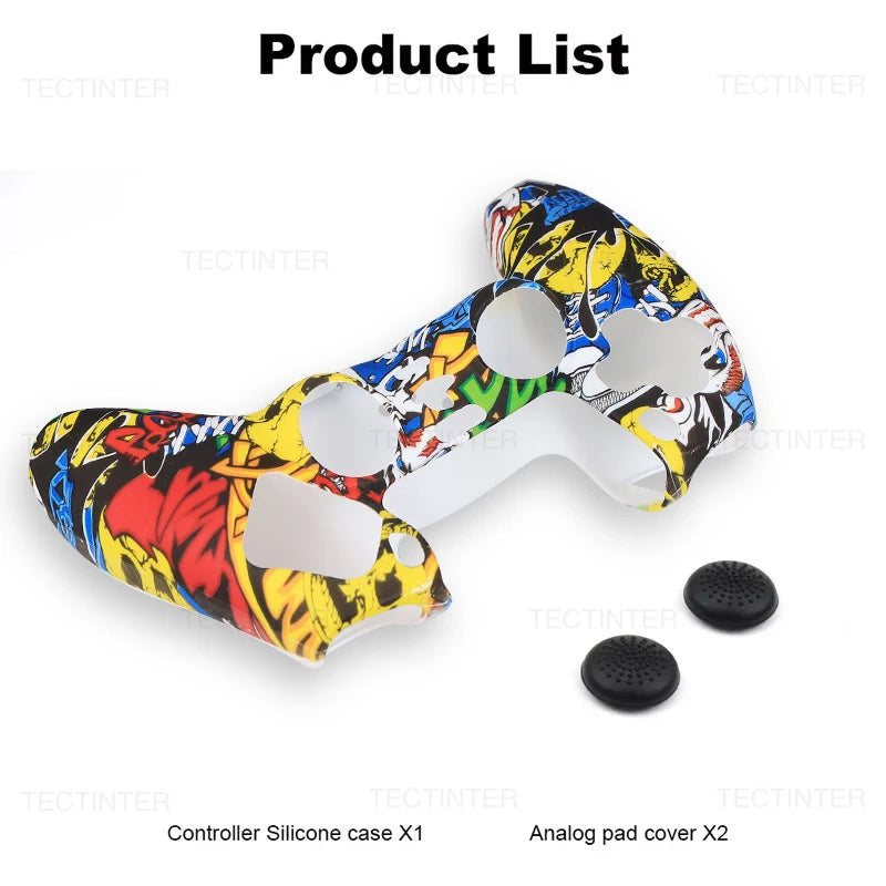TECTINTER Soft Silicone Cover – Proteção e Conforto de Alto Nível para Seu PS5
