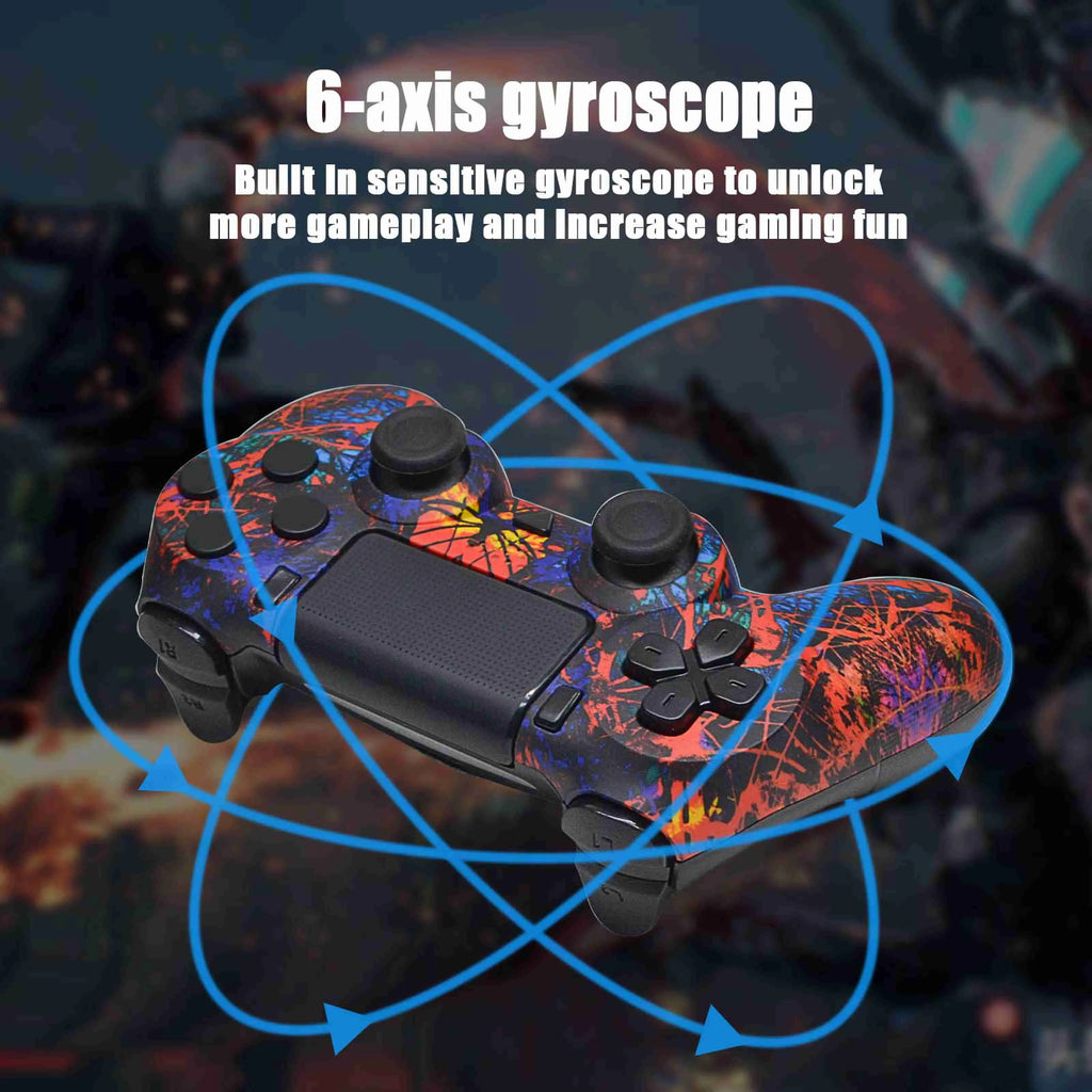 🎮 Controle Compatível PS4 / Pro / Slim / PC – Vermelho Impacto 🔴