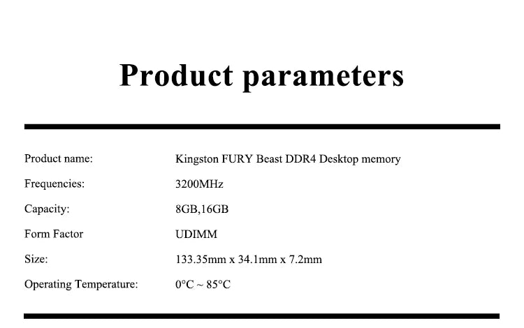 🔥 Kingston FURY Beast DDR4 – Memória de Alta Performance para Gamers e Profissionais! 🔥