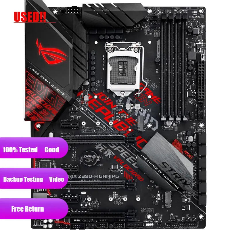 Placa-Mãe ASUS ROG Strix Z390-H Gaming – Potência para Gaming e Performance Máxima!