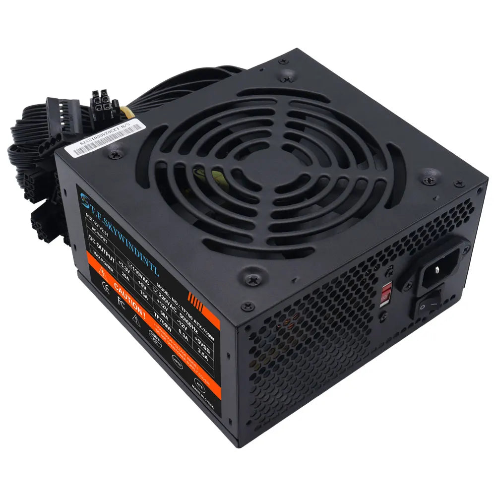 ⚡ Fonte ATX 700W para PC – Silenciosa, Eficiente e Ideal para Games / BTC ⚡