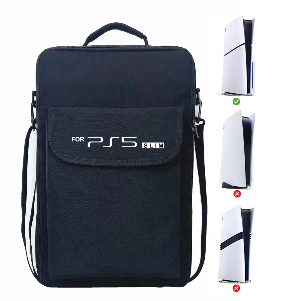 🎮 Bolsa de Transporte PS5 Slim BUBM | Case Protetora Portátil para Console e Acessórios