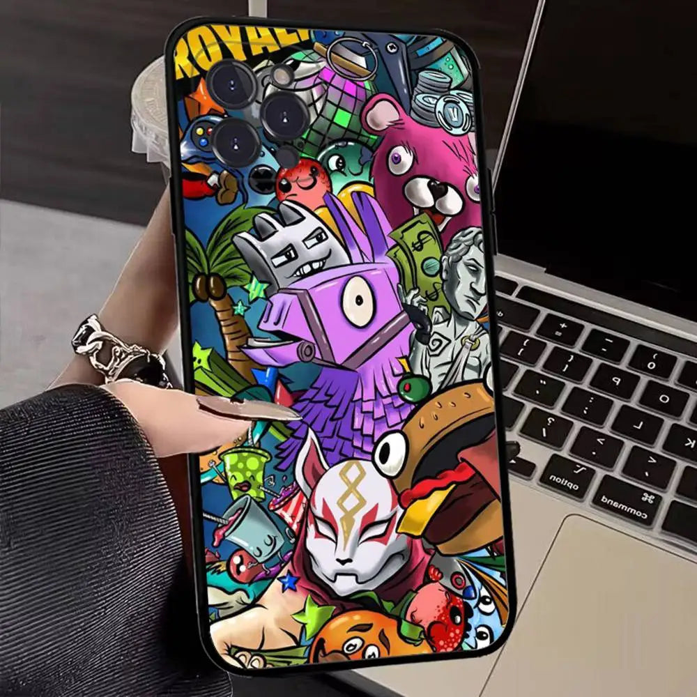 📱🎮 Capa de Silicone Fortnite para iPhone – Proteção e Estilo Gamer!