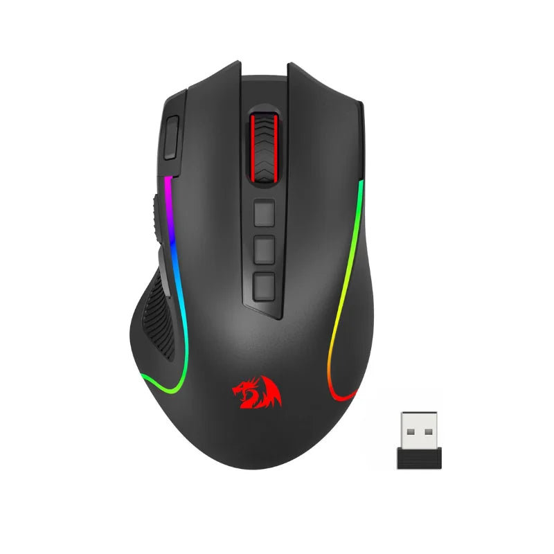 🎮 Redragon M612 PRO – Mouse Gamer RGB Wireless/Wired (11 Botões Programáveis, 8200 DPI)