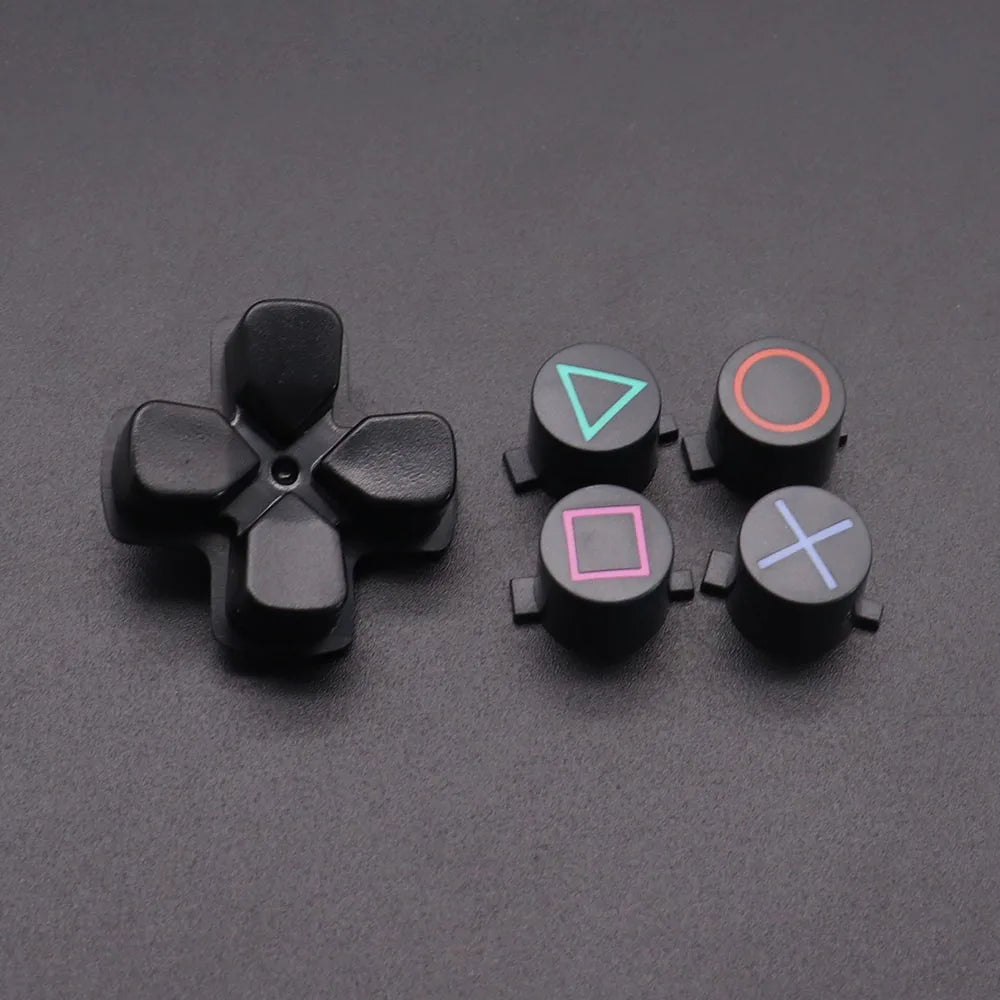 🎮 Kit de Botões ABXY + D-Pad para Comando PS4 – Substituição Completa 🔧