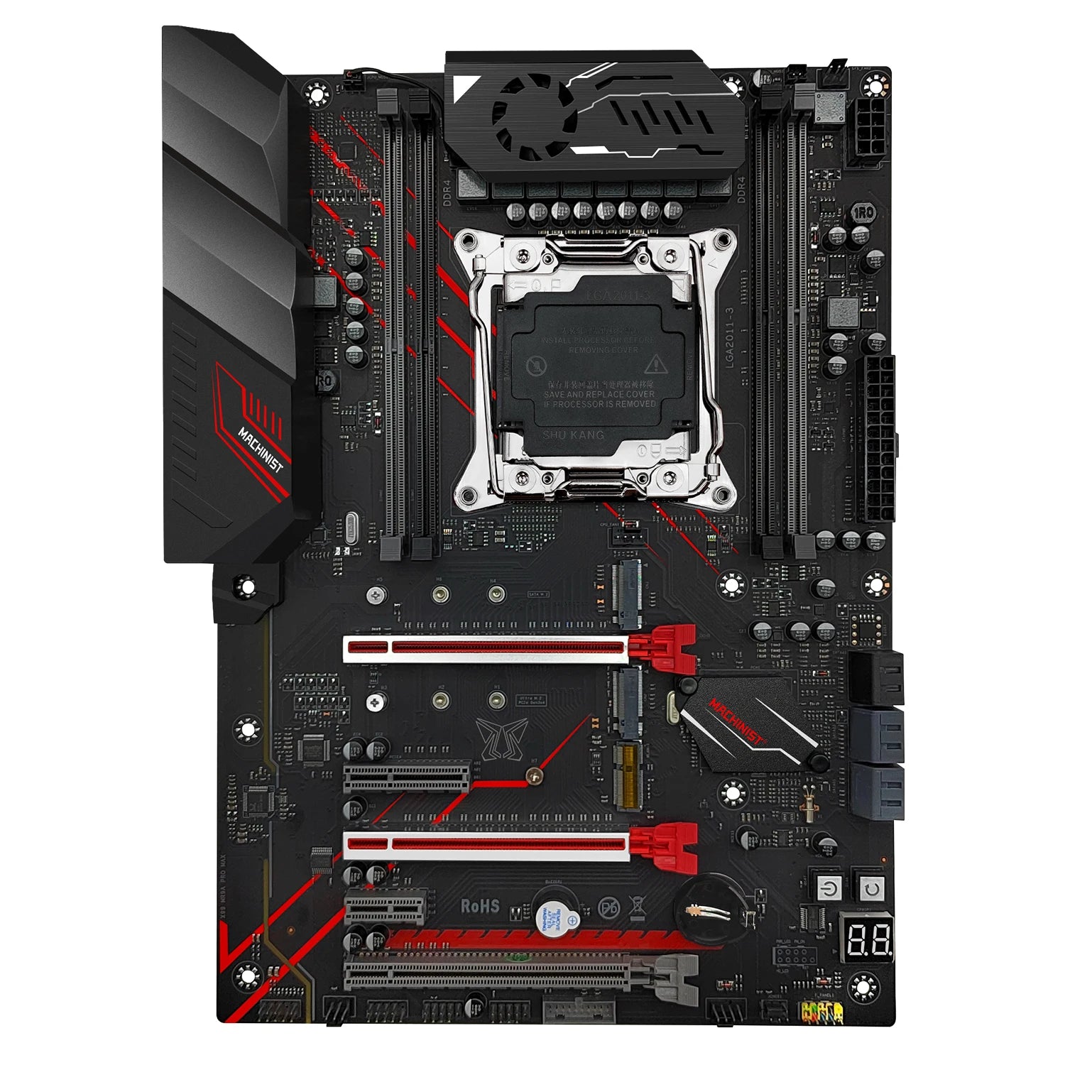 Placa-Mãe MACHINIST X99 MR9A PRO MAX – Suporte para Processadores Intel Xeon e DDR4