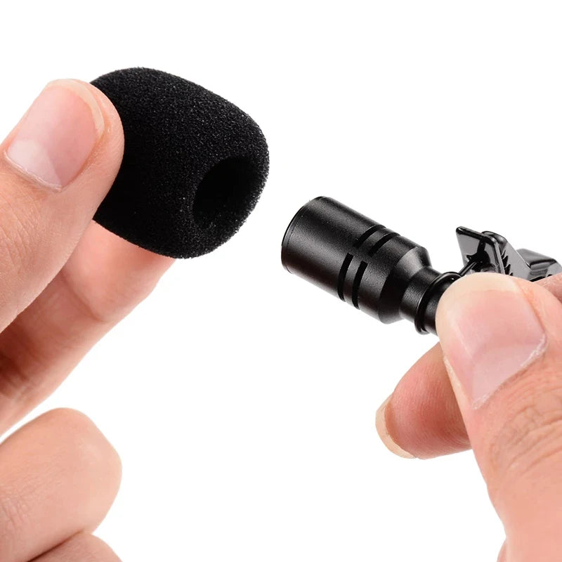 Mini Microfone Lavalier Condensador