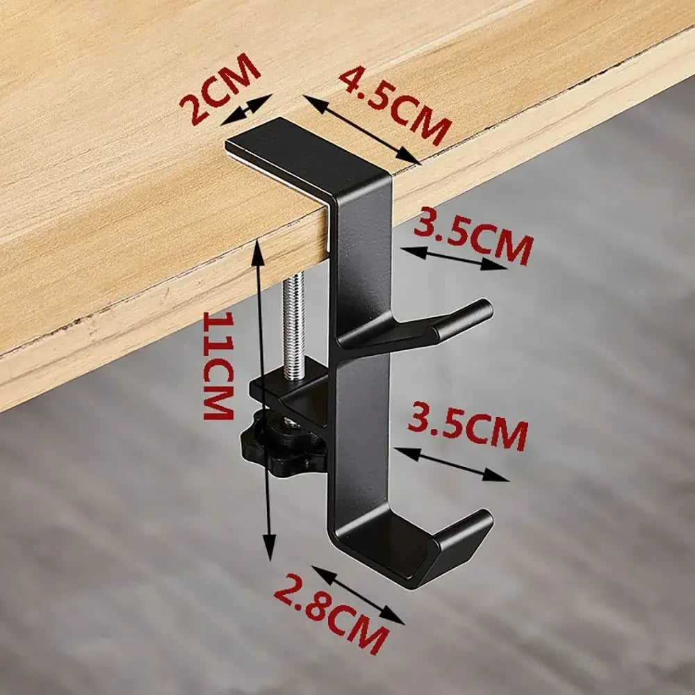 Multi Functional Headphone Stand Table Side Hanging Storage Rack
