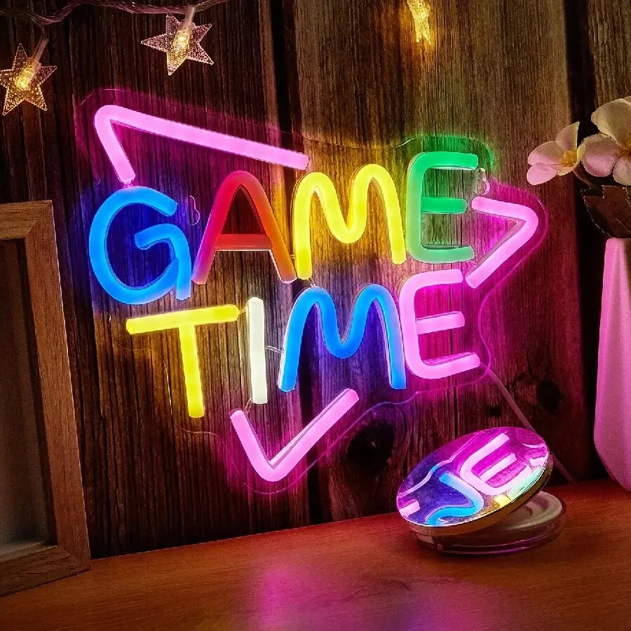 Neon LED em formato de Gamepad