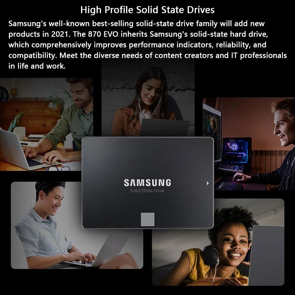 🔹 Samsung SSD 870 EVO – SATA III 2.5
