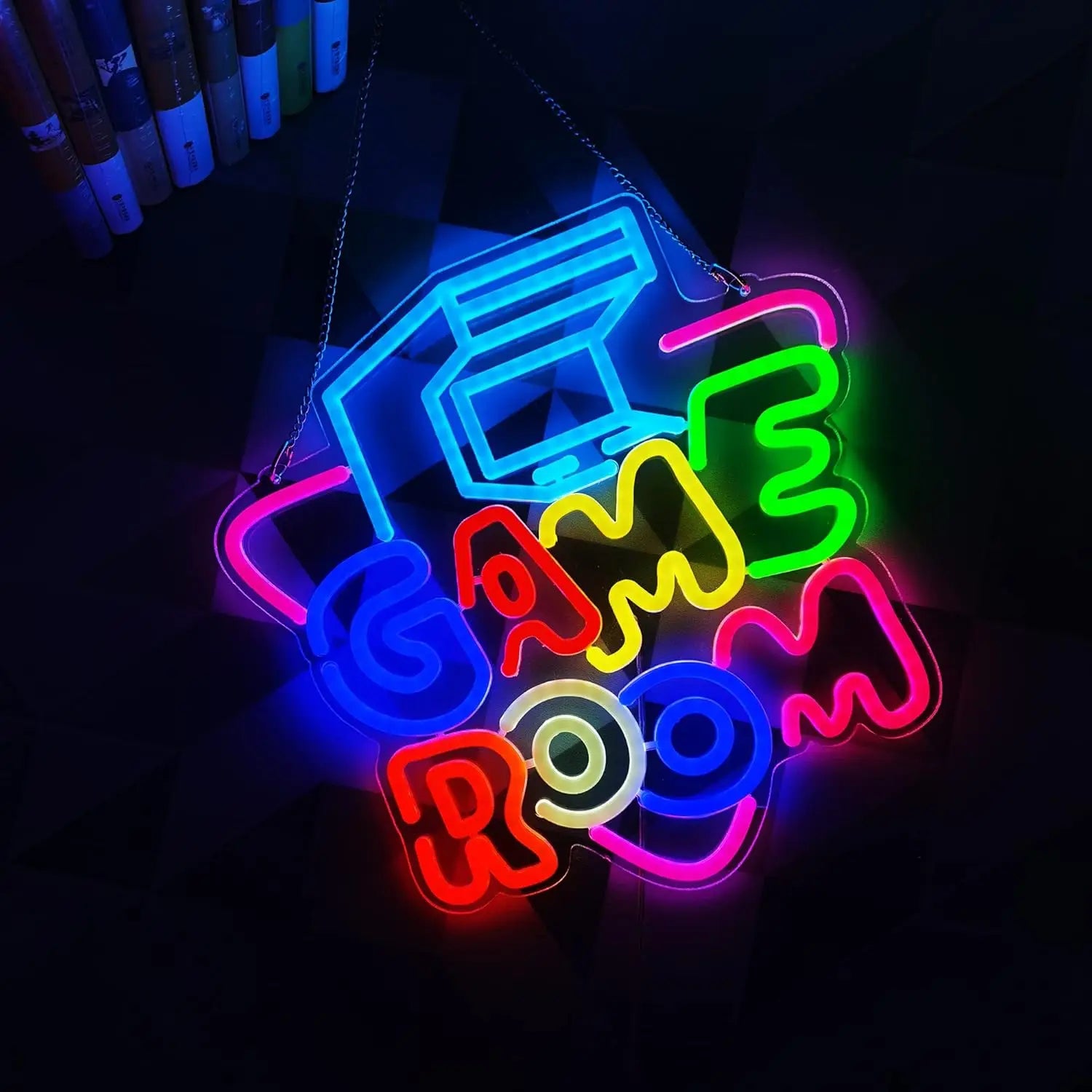 Neon LED “Game Room” – Transforme Seu Setup Gamer em Outro Nível