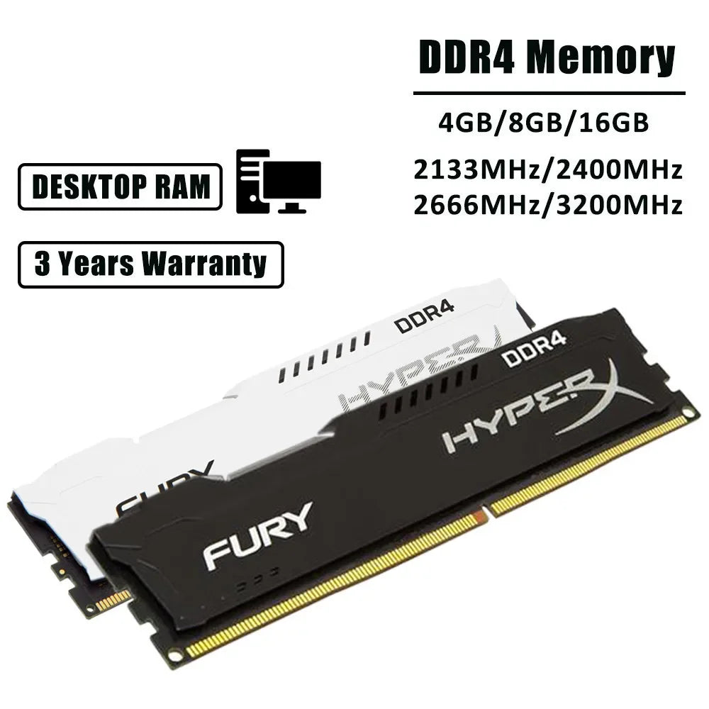 HyperX Fury DDR4 – Performance Que Acelera Seu Setup
