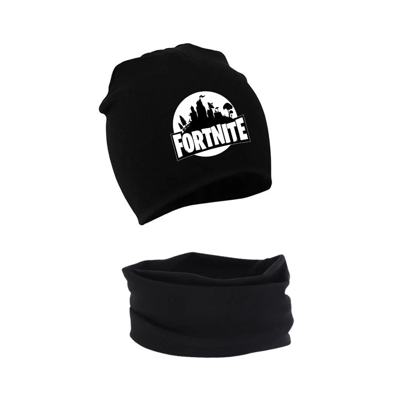FORTNITED – Conforto e Proteção Para os Pequenos em Dias Frios Conjunto de Gorro e Cachecol em Algodão | 0 a 3 anosXmas