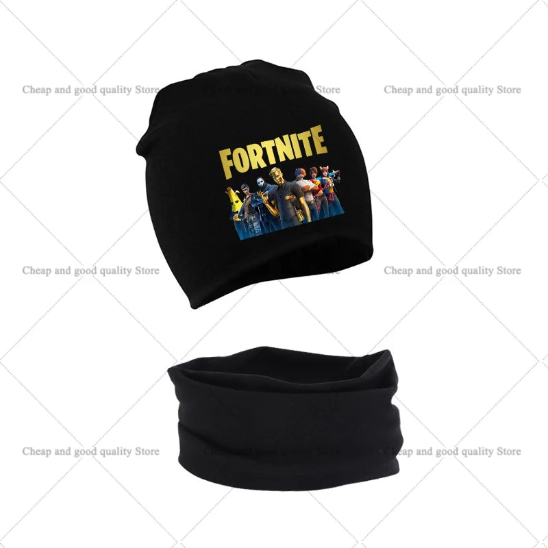 FORTNITED – Conforto e Proteção Para os Pequenos em Dias Frios Conjunto de Gorro e Cachecol em Algodão | 0 a 3 anosXmas
