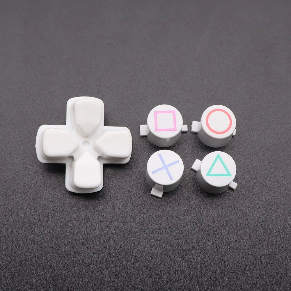 🎮 Kit de Botões ABXY + D-Pad para Comando PS4 – Substituição Completa 🔧