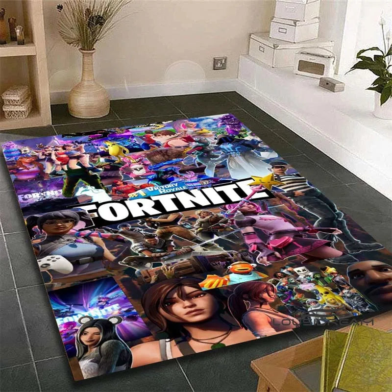 🏠✨ Tapete 3D Fortnite – Conforto, Estilo e Decoração Gamer em um Só Produto!