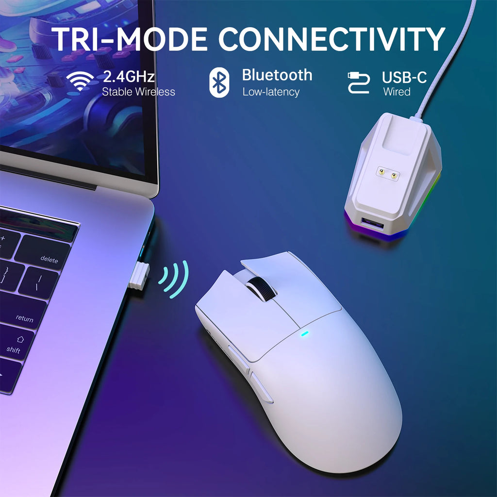 🖱️ Mouse Gamer Wireless ATTACK SHARK X11 – Ultraleve 59g | RGB | Sensor PAW3311 | Até 22.000 DPI | Recarregável