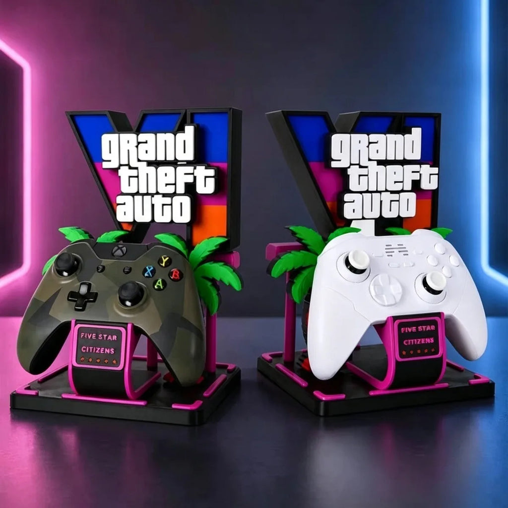 GTA 6 — SUPORTE PARA COMANDO + FIGURA DECORATIVA 🎮
