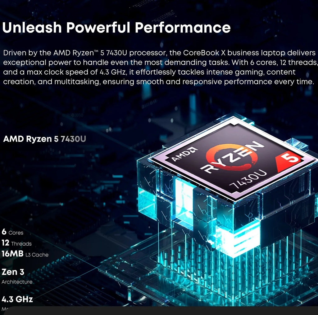 CHUWI CoreBook X – Potência Profissional em Formato Compacto