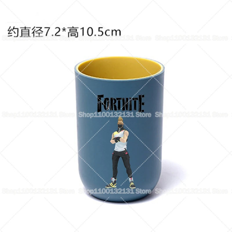 🧃 Copo Infantil Fortnite – Copo de Escovação e Enxágue Estilo Cartoon