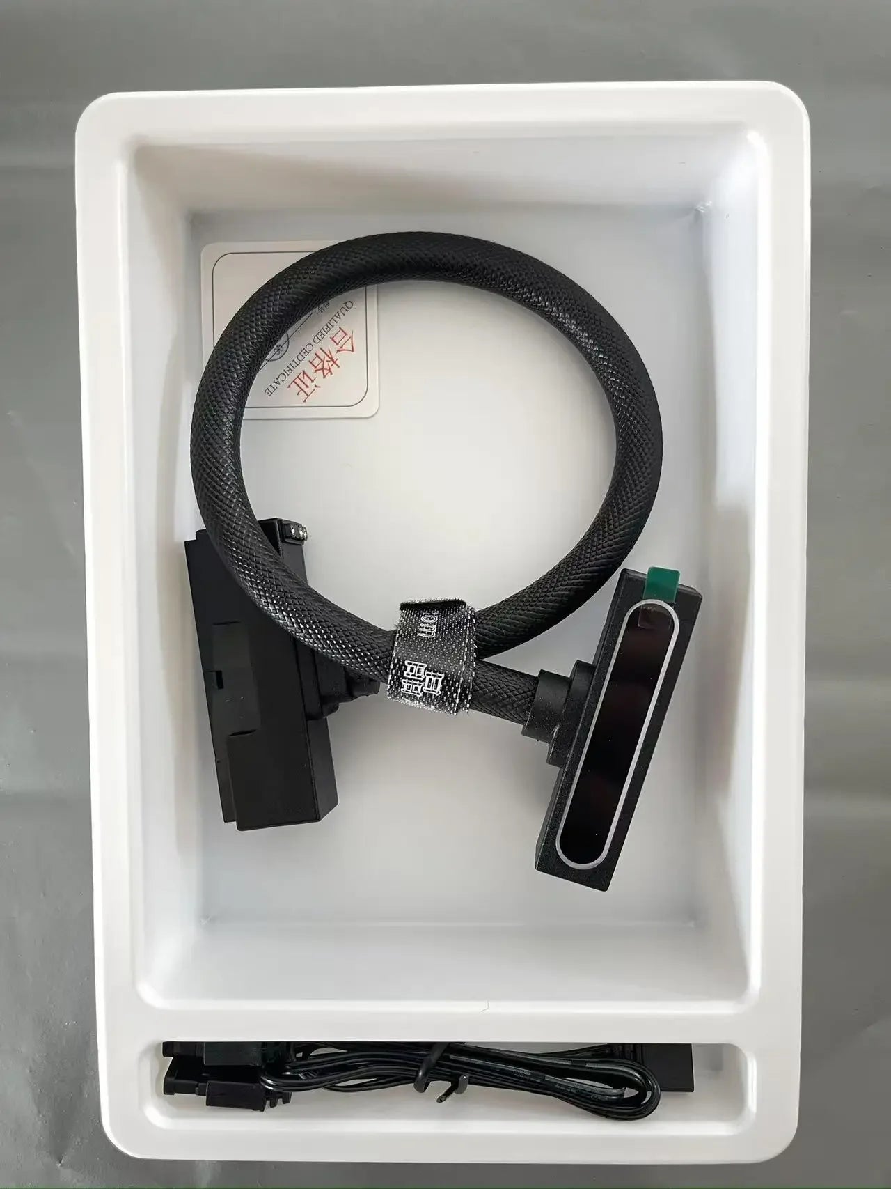 AIJS ATX 24PIN Extension Cable with ARGB – 90° Angled Male-Female Connectors 