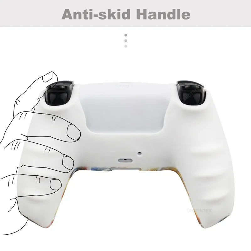 TECTINTER Soft Silicone Cover – Proteção e Conforto de Alto Nível para Seu PS5