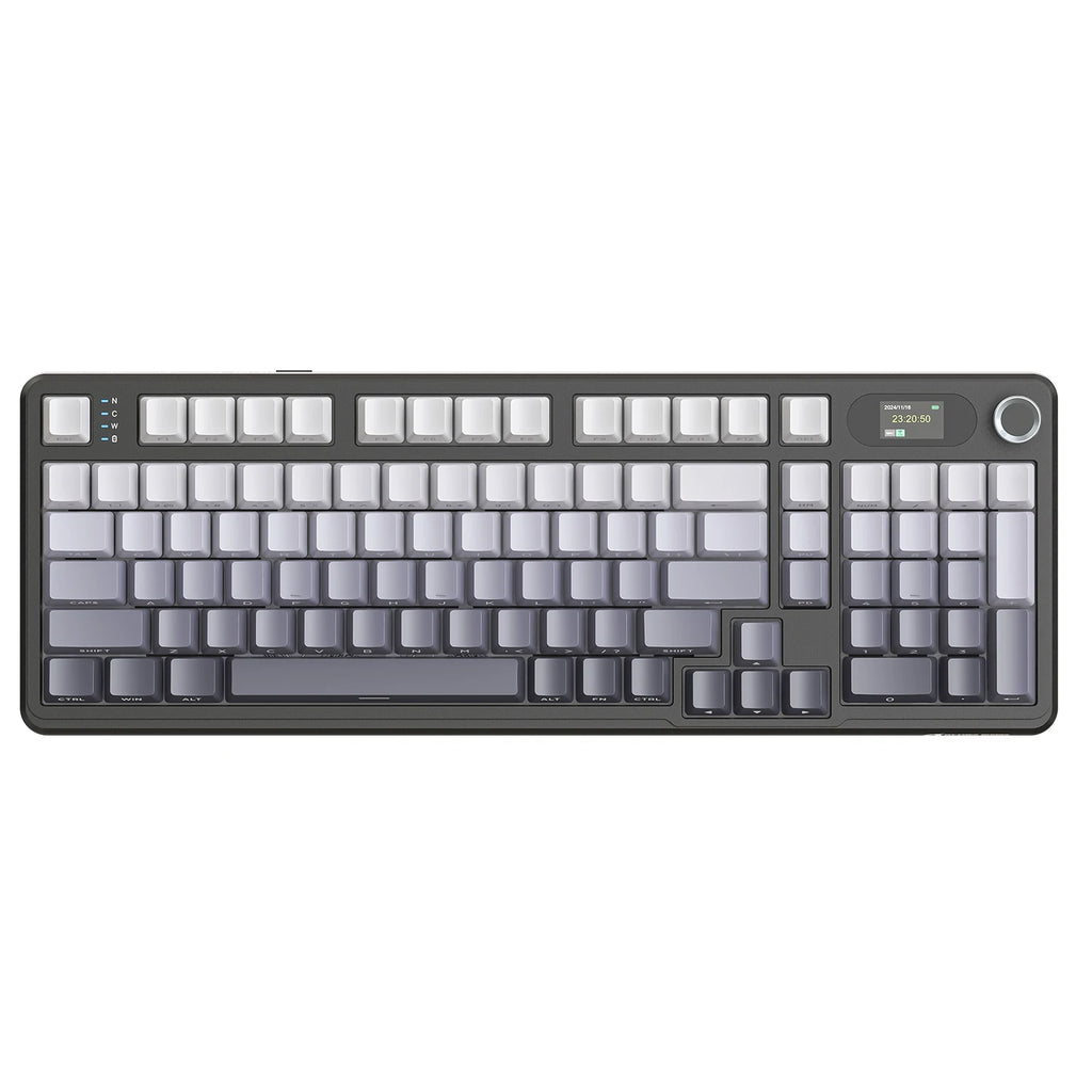 ATTACK SHARK X98PRO – Tri-Mode Gasket com Tela TFT & Knob
