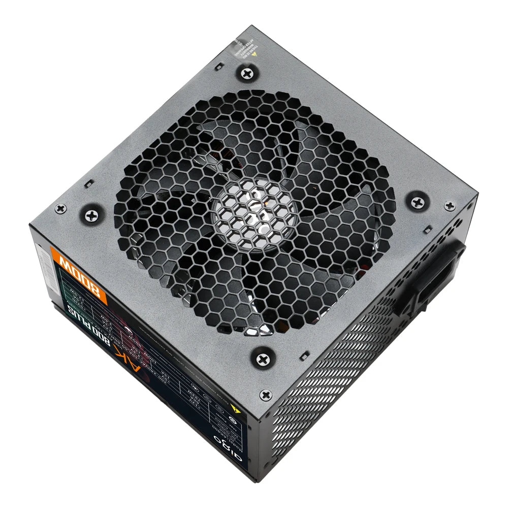 ⚡ Aigo AK800 – Fonte ATX 800W | Gamer | RGB | Silenciosa | 24PIN | PC Desktop / Server / BTC ⚡
