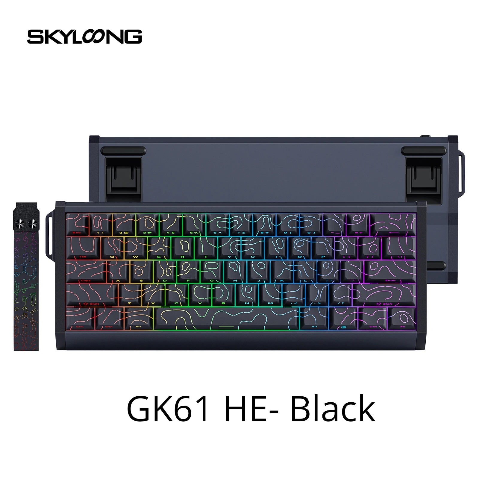 ⌨️ Skyloong GK61/GK68 HE – Teclado Mecânico Magnético Low Profile 8KHz RGB