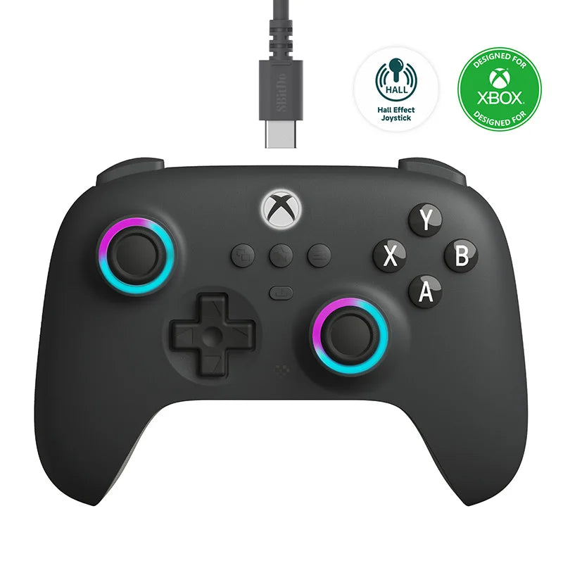 8BitDo Ultimate C Wired Gaming Controller – Controle Gamer Profissional para Xbox e PC