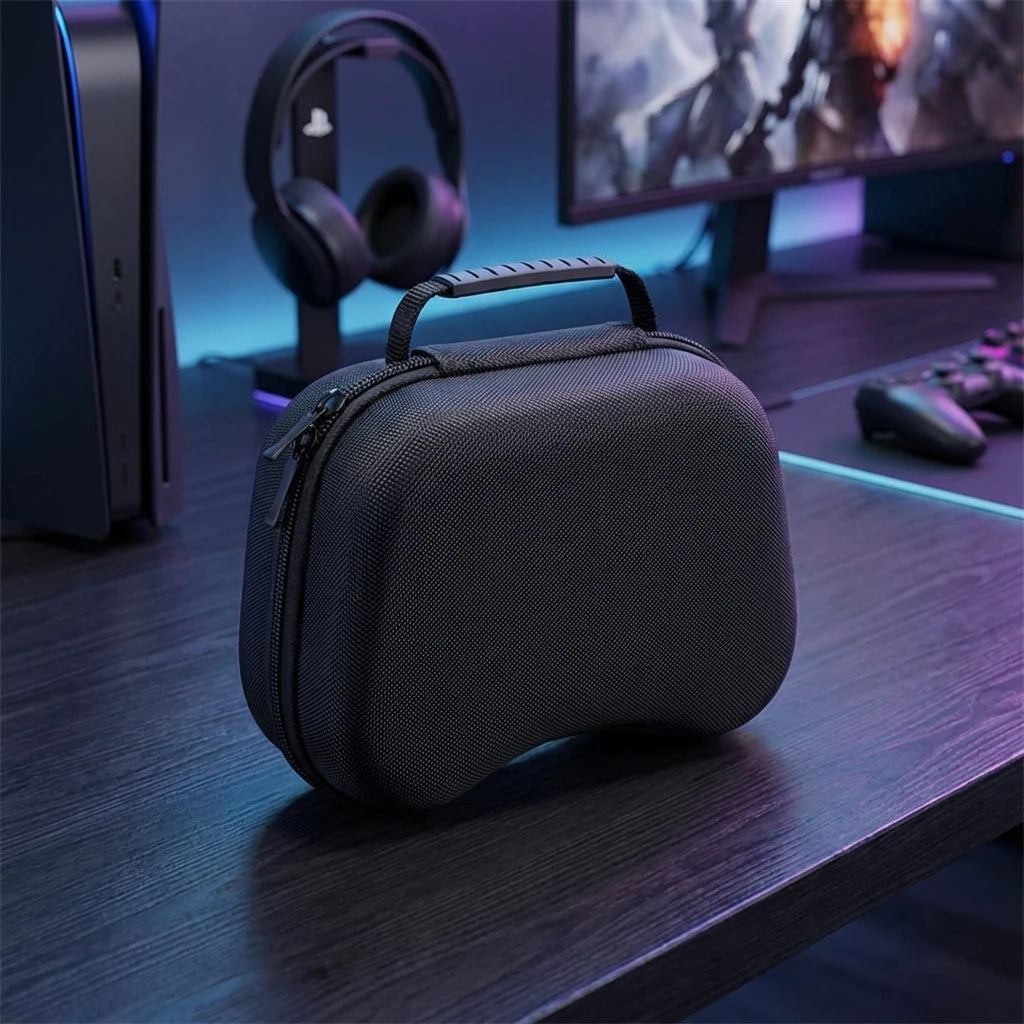 🛡️ Bolsa Universal Rígida para Comandos PS5, PS4, Xbox e Switch