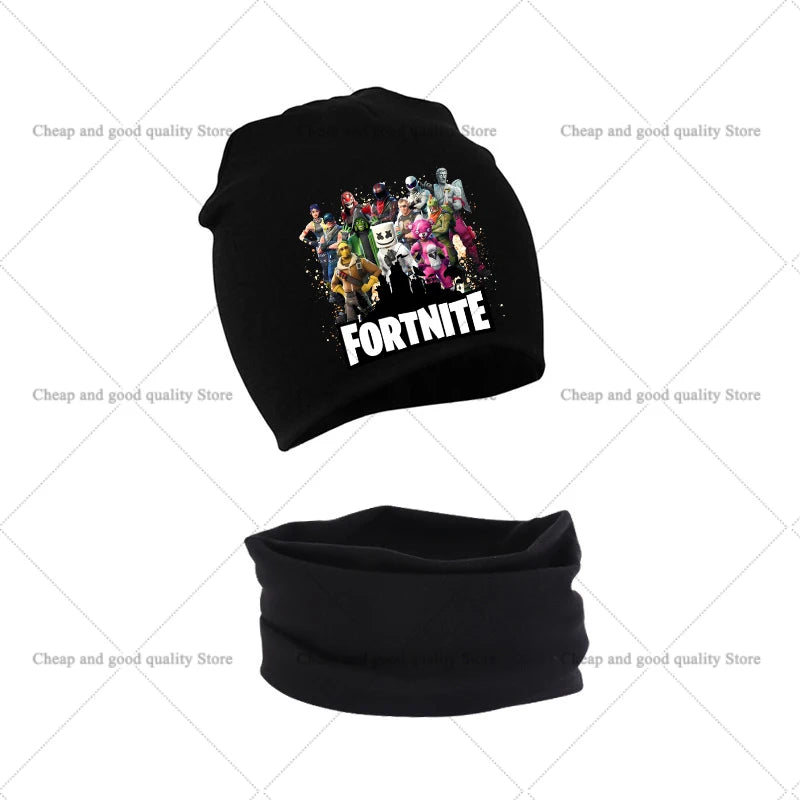 FORTNITED – Conforto e Proteção Para os Pequenos em Dias Frios Conjunto de Gorro e Cachecol em Algodão | 0 a 3 anosXmas