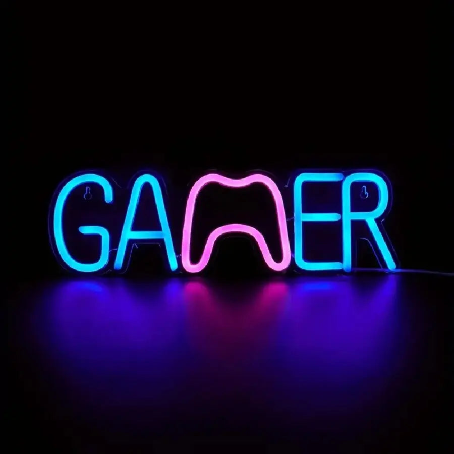 Neon LED em formato de Gamepad