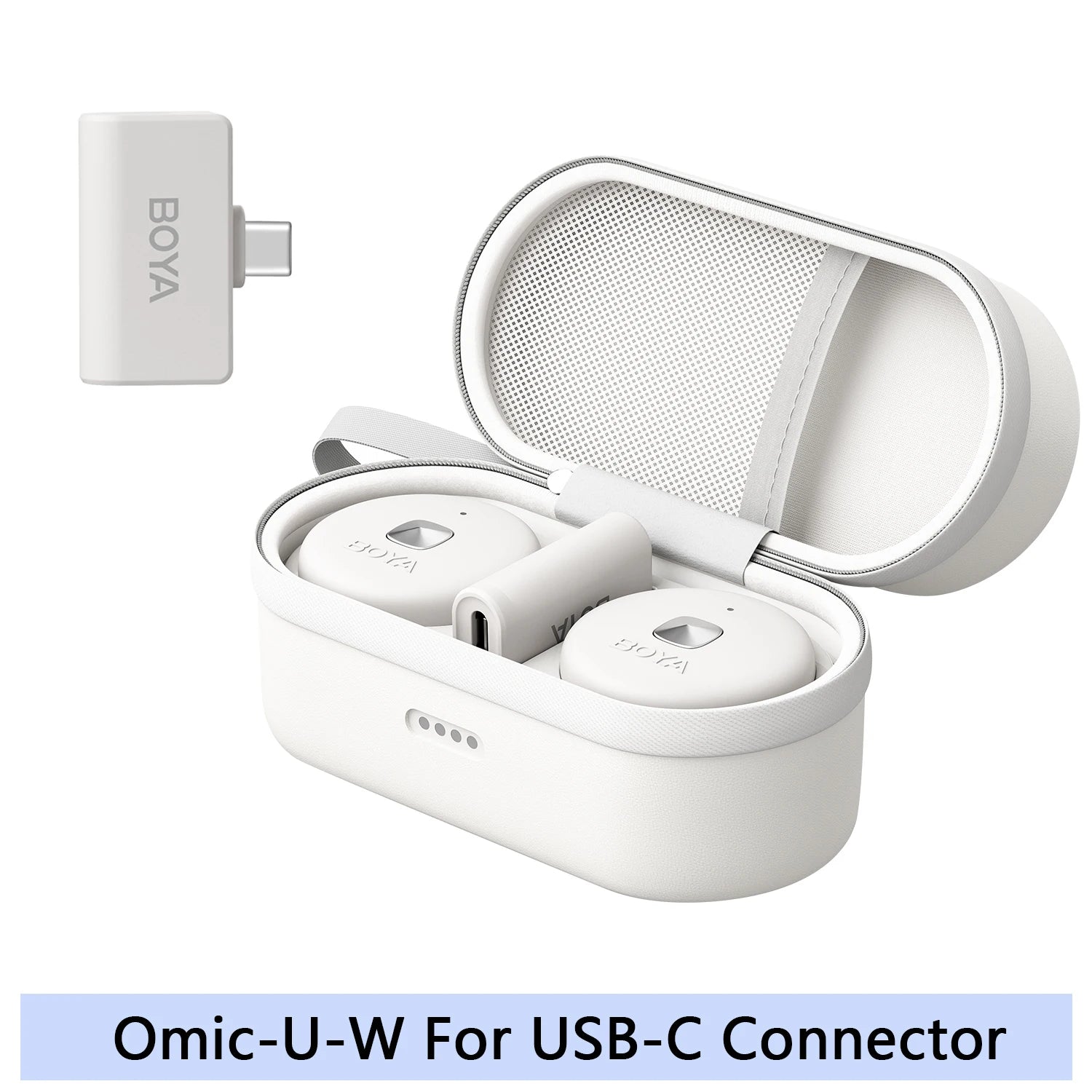 Microfone Sem Fio BOYA Omic – Áudio Profissional para Vídeos, Lives e Conteúdo